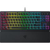 Mey İthalat Razer Ornata V3 Tenkeyless - Kompakt Düşük Profil Oyun Klavyesi (Meka-Membran Anahtarlar, Özel Medya Tuşları, Manyetik Yumuşak Dokunuşlu Bilek Desteği) Tr Düzeni | Siyah