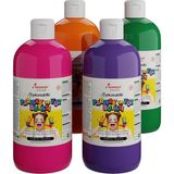 Mey İthalat Red Rose Ara Renkler Parmak Boyası 4'lü Set 4X500 gr