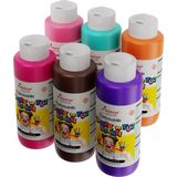 Mey İthalat Red Rose Tamamlayıcı Renkler Parmak Boyası 6'lı Set 6X120 ml