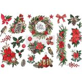 Mey İthalat Redesign With Prima Prima Redesign Klasik Noel 6 Inç x 12 Inç Transfer