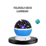 Mey İthalat® Renkli Led Gece Lambası 6 Işık Modlu Çocuk Odası Atmosfer Aydınlatma