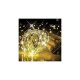 Mey İthalat Robeve Peri LED Metre Gün Işığı Sarı Renkli Pilli Dekoratif Aydınlatma Süsleme Parti Sarı LED Işık Yılbaşı LED Işık Süsleme Dekorasyon Işığı Şerit Aydınlatma LED (Günışığı, 5)