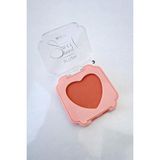 Mey İthalat Rose Sweet Cheeks Tekli Mat Allık No:3 Kalp Desenli Doğal Görünüm Veren Kadifemsi Mat Blush