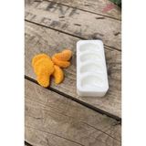 Mey İthalat Rufus Concept Mandalina Dilimi Dörtlü Mum Kalıbı (Silikon) (Küçük Süsleme Kalıbı) 1 Adet