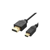 Mey İthalat S-Link SLX-915 Micro HDMI To HDMI Kablo, 1 Metre HDMI M To Micro HDMI Type-D Kablo, 1080P Full Hd Görüntü ve Ses Aktarım Kablosu, Kamera Tablet Mini Laptop Raspberry Pi Tv Monitör Projeksiyon Uyumlu
