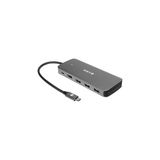 Mey İthalat S-Link SWV-USBC036 6'sı 1 Arada Usb-C Hub, HDMI 4k, USB 3.0, Pd 3.0 Hızlı Şarj, Usb-C 3.1 M.2 SSD Okuyucu, Metal Gövde Type-C Çoklayıcı Adaptör, Laptop ve MacBook Uyumlu