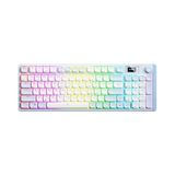 Mey İthalat S99 Sky Realm Kablosuz Gaming Klavye; Red Switch, 4000 Mah Batarya, 3 Modlu Bağlantı (Kablolu, 2.4g, Bluetooth), Tft Ekran, Rgb, Pbt Tuş, Ingilizce Q - Çok Renkli