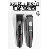 Mey Ithalat® Saç Sakal Lazer Epilasyon Öncesi Tüy Kısaltma Makinesi Unısex 4 Taraklı - Renkli