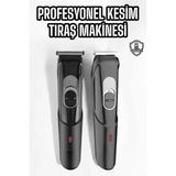 Mey İthalat® Saç Sakal Lazer Epilasyon Öncesi Tüy Kısaltma Makinesi Unısex 4 Taraklı