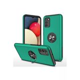 Mey İthalat® Samsung Galaxy A02s Kılıf Elit Yüzüklü Kapak - Yeşil