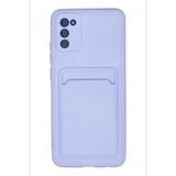 Mey İthalat® Samsung Galaxy A02s Kılıf Kelvin Kartvizitli Silikon - Lila