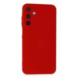 Mey İthalat® Samsung Galaxy A35 5G Kılıf Nano Içi Kadife Silikon - Kırmızı