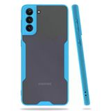 Mey İthalat® Samsung Galaxy S21 Plus Kılıf Platin Silikon - Mavi