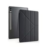 Mey Ithalat® Samsung Galaxy X610 Tab S9 Fe Plus 12.4 Kılıf Kalemlikli Mars Tablet Kılıfı - Siyah