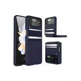 Mey İthalat® Samsung Galaxy Z Flip 4 Kılıf Belt Flip Kapak - Lacivert