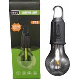 Mey Ithalat® Şarjlı Dekoratif Kamp Lambası Askılı Ampul LED Işık Type-C Girişli - Belirtilmemiş - 0 - Siyah