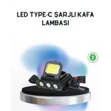 Mey İthalat® Şarjlı Led Kafa Lambası 800 Lumen Cob Xpe Ayarlanabilir Başlıklı