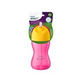 Mey İthalat SCF798/02 Desenli Pipetli Bardak (300 Ml, Pembe) - Çok Renkli