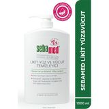 Mey İthalat Sebamed Hassas Ciltler Için Pentavitin Içerikli Nemlendirici Etkili Yüz ve Vücut Temizleme Jeli 1000 ml