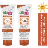Mey İthalat Sebamed Sun Care Spf 50+ Çok Yönlü Koruyucu Güneş Kremi, 75 ml x 2 Adet