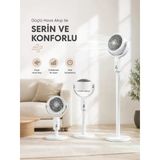 Mey İthalat® Sessiz Çalışma Özelliğiyle Rahat Kullanım Sunan Dikey Vantilatör