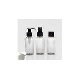 Mey İthalat Seyahat Boy Boş Plastik Şişe ve Kavanoz Seti 4'li 8697431717596541 - Renkli