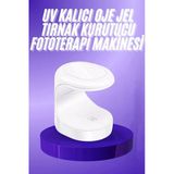 Mey İthalat® Seyehat Tipi Mini Oje Kurutucu Ultraviole Mor Işık Protez Tırnak Kurutucu