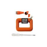 Mey İthalat Seyyar 15 Metre Uzatma Kablosu Ttr Cca Telli 3x1.5 mm Elektrik Kablo Kontrol Kalem Dişi Erkek Fiş