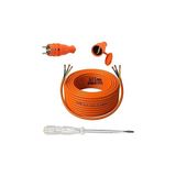 Mey İthalat Seyyar 25 Metre Uzatma Kablosu Ttr Cca Telli 3x2.5 mm Elektrik Kablo Kontrol Kalem Dişi Erkek Fiş