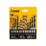 Mey İthalat® Sgs 1418 Ahşap Metal Beton Matkap Ucu Seti 16 Parça