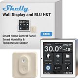 Mey İthalat Shelly Wall Display Beyaz + Blu H&t Fildişi (Paket), Wlan Akıllı Ev Kontrol Paneli, Termostat, Entegre 5A Röle, Nötr Iletken Gerekli, Çevre Verileri, Kontrol Merkezi, Alexa ve Google Home
