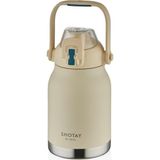 Mey İthalat Shotay Çelik Termos Matara Phone Holder 1000ML Beyaz