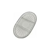 Mey İthalat Şık Tasarımlı 3 Bölmeli Cam Kahvaltılık – 27X15 cm Dayanıklı Servis Tabağı, Çok Bölmeli Sunum Kabı, Çizgili Desen Modern Cam Meze ve Atıştırmalık Tabağı