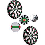 Mey Ithalat® Şık Tasarımlı Dart Tahtası 12 Inç Dayanıklı Ahşap Gövde - Renkli