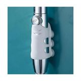Mey İthalat Silikon Vantuzlu Duş, Vakumlu Kanca Ile, Aparatı, Başlığı Tutacağı, Banyo Başlığı Askı - 10 x 10 cm