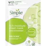 Mey İthalat Simple Kind To Skin Yoğun Nemlendirici Kağıt Maske, 21 ml