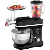 Mey İthalat Sinbo SMX-2772 1200 W 3in1 Mutfak Şefi, 5 L Paslanmaz Çelik Hazneli Hamur Yoğurma Makinesi, Kıyma Aparatı ve Sürahi Blender