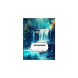 Mey İthalat Sketchbook: Waterfall, Blank Sketch Book For Kids, Adults, Artist Notebook/journal For Drawing, Writing, Sketching Or Doodling, 120 Blank Pages, 8.5X11 (Blank Drawing Book)