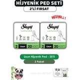 Mey İthalat Sleepy Natural Ultra Hassas Hijyenik Ped Uzun 80 Adet Ped ve Rosıe