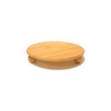 Mey İthalat Smartizi Top Ayaklı Mini Bambu Sunumluk - 12 cm Yuvarlak Doğal Ahşap Stand - Kahve Yanı, Lokumluk, Mumluk ve Dekoratif Altlık