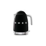 Mey İthalat Smeg KLF04BLEU Su Isıtıcısı, 2400, Siyah,1,7 Litre