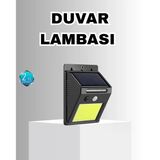 Mey İthalat® Solar Güçlü Led Dış Mekan Lambası – Güneş Enerjisiyle Şarj Olan Sensörlü Bahçe Işığı