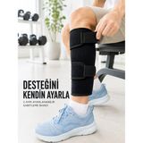 Mey İthalat Sporcu Baldırlığı Ayarlanabilir Bantlı Baldır Destek Aparatı Siyah - 0 - 3 Yaş - 0 - Siyah