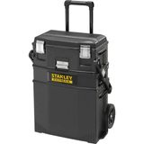 Mey İthalat Stanley - Fatmax Mobil Iş Istasyonu (54,9 x 73,3 x 41,3 Cm, Ağır Yük Tekerlekleri, Otomatik Güvenlik Kilidi, Iz Edilebilir Teleskopik Sap, Yan Saplar) 1-94-210