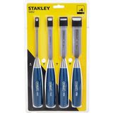 Mey İthalat Stanley ST016129 4 Parça Iskarpela Seti Klasik Mavi Seri