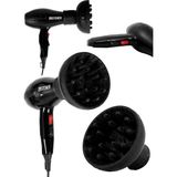 Mey İthalat Steiner Alman 3600 Watt Professional Saç Kurutma Makinesi Ac Motor Fön Makinesi + Difüzör + 2 Adet Başlık