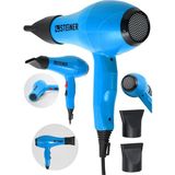 Mey İthalat Steiner Alman 3600 Watt Profesyonel Saç Kurutma Makinesi Fön Makinesi Ac Motor MS-9001 Mavi + 2 Adet Başlık