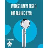 Mey İthalat® Su Tasarruflu Ve Kolay Kurulumlu El Duş Başlığı – Yüksek Performans