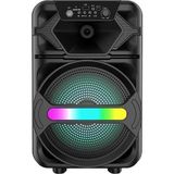 Mey İthalat Sunix 20W 2400 Mah Mikrofonlu LED Işıklı Taşınabilir Bluetooth Hoparlör BTS-410