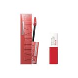Mey İthalat Super Stay Vinyl Ink Likit Parlak Ruj 15 Peachy ve Mini Super Stay Matte Ink Likit Mat Ruj 20 Pioneer Makyaj Seti - Çok Renkli